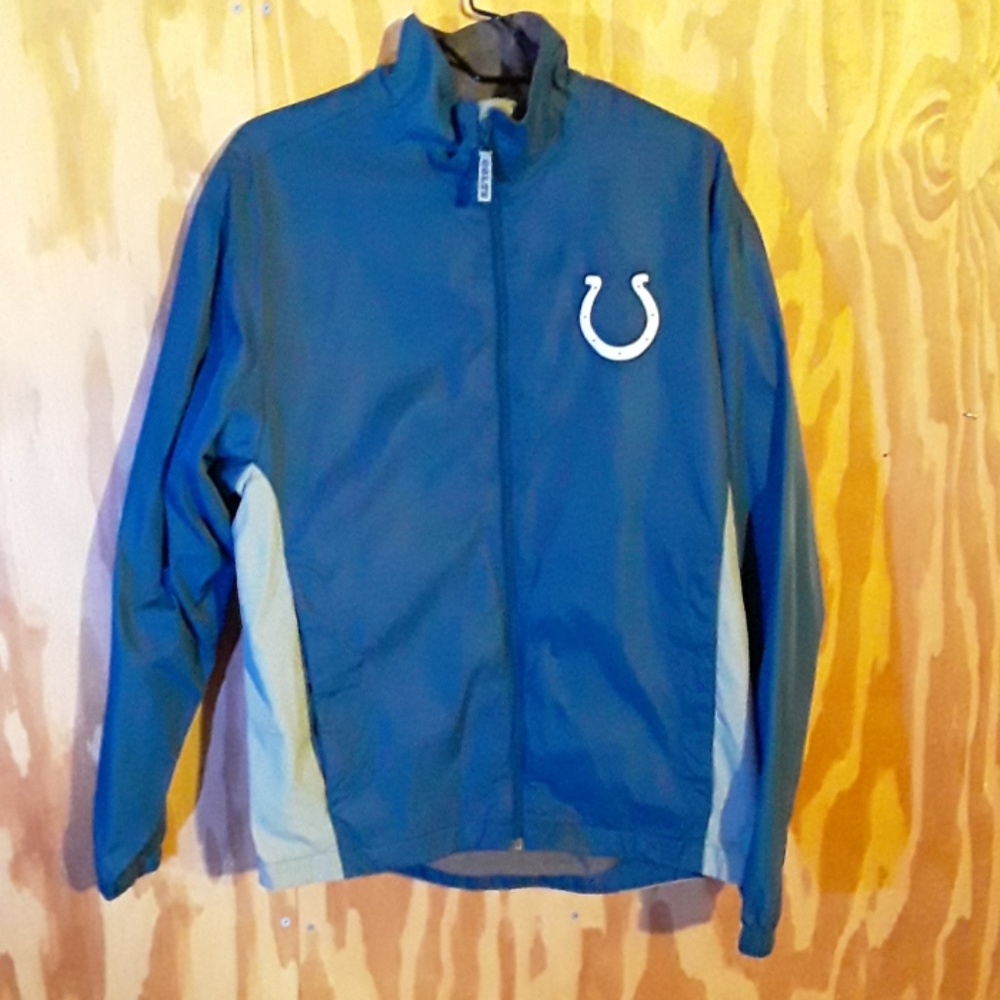 Blue Colts NFL windbreaker jacket
